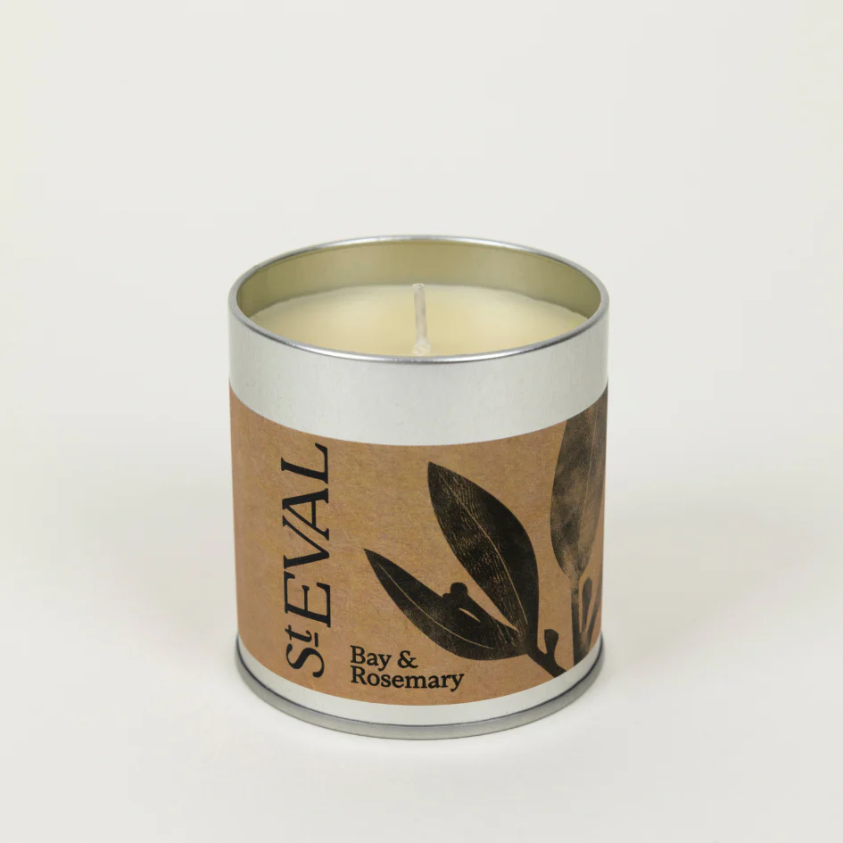 Bay & Rosemary Scented Candle Tin - Image 2