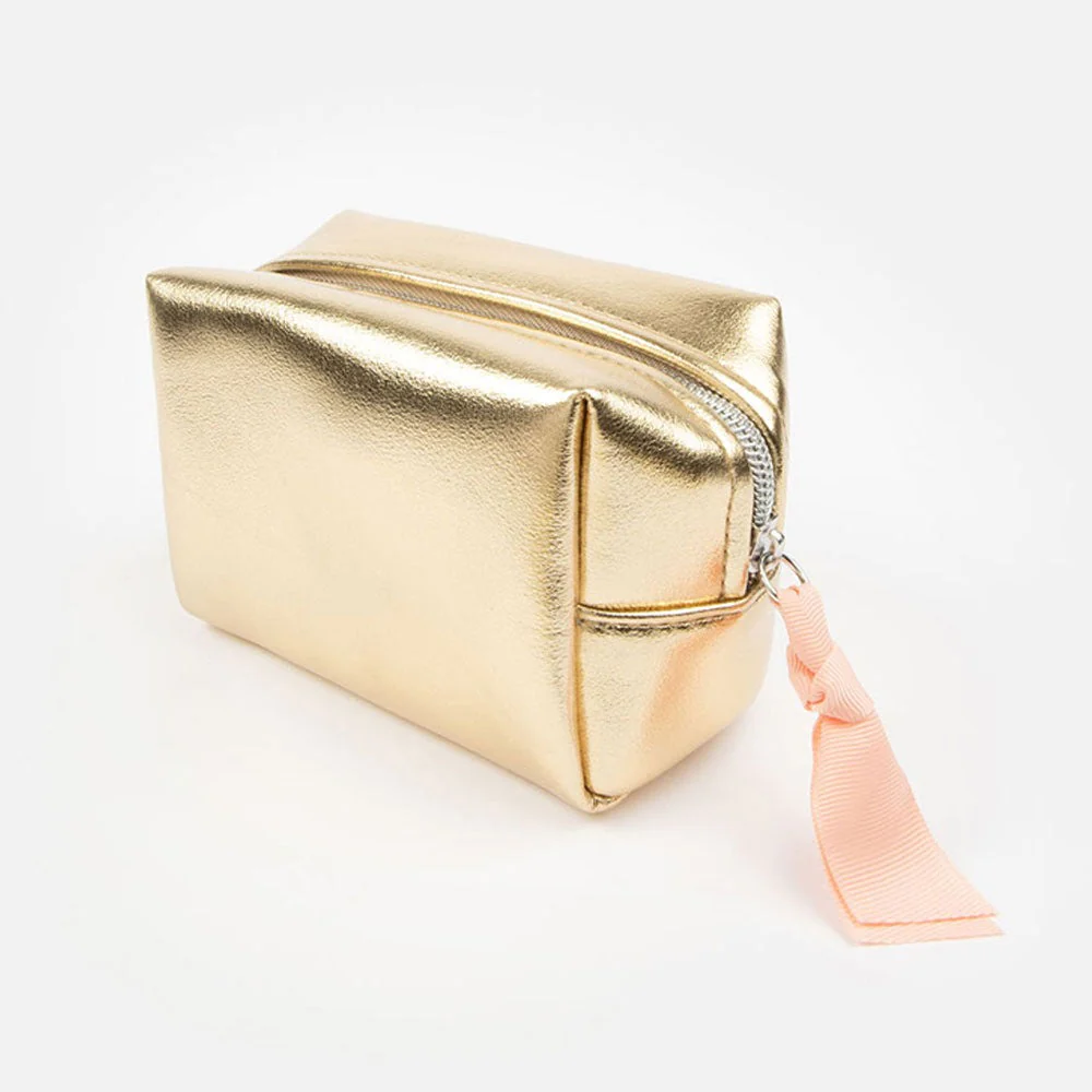 Gold Mini Cube Cosmetic - Image 2