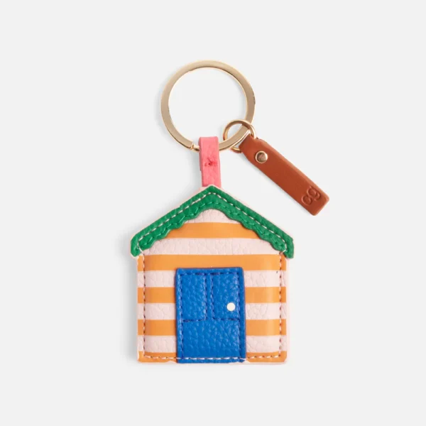 Key Ring | Striped Beach Hut