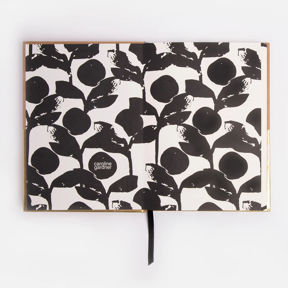 Hardback Notebook | Slim Kraft/Gold - Image 3
