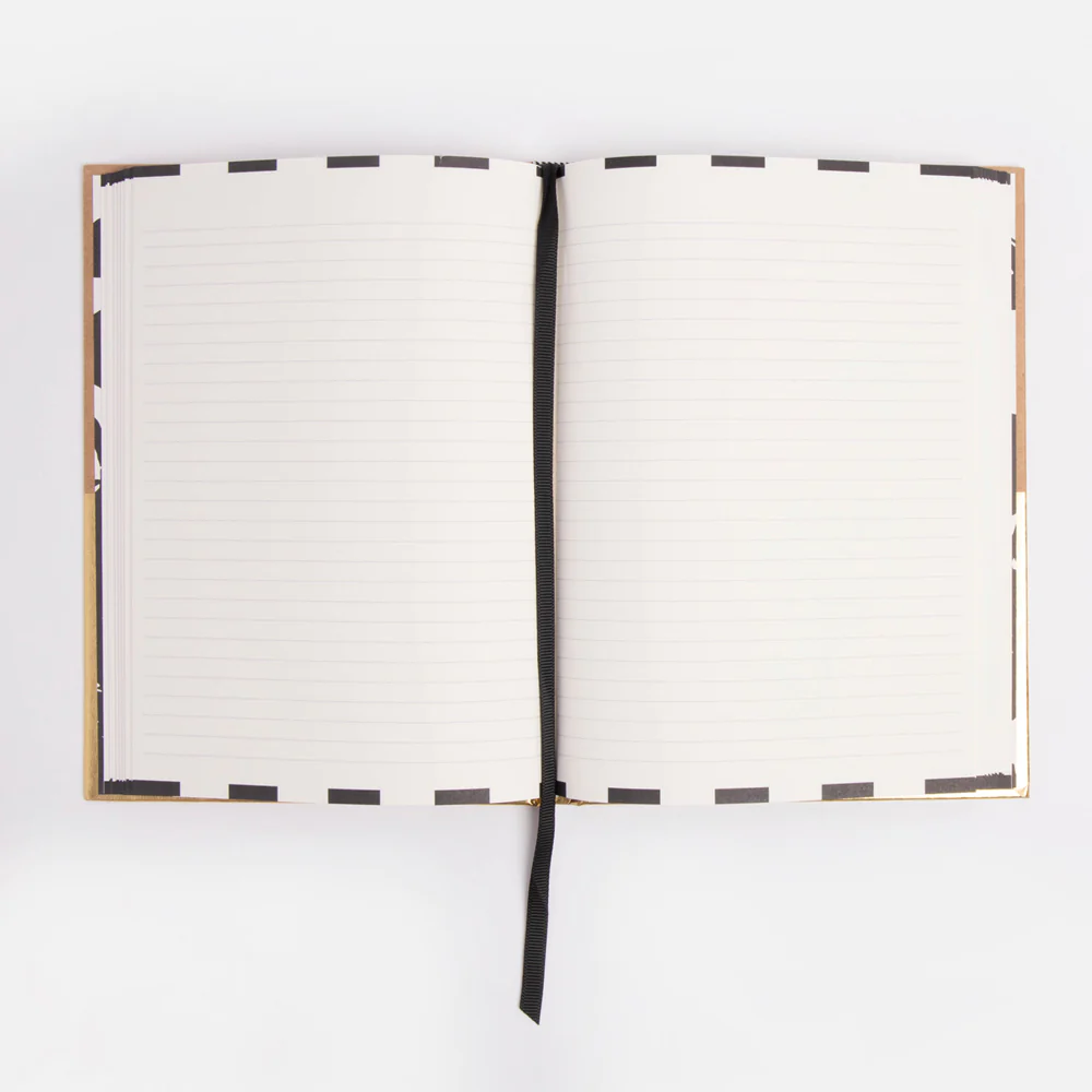Hardback Notebook | Slim Kraft/Gold - Image 4