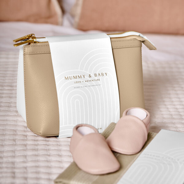 Mama & Baby Organiser | Soft Tan & White