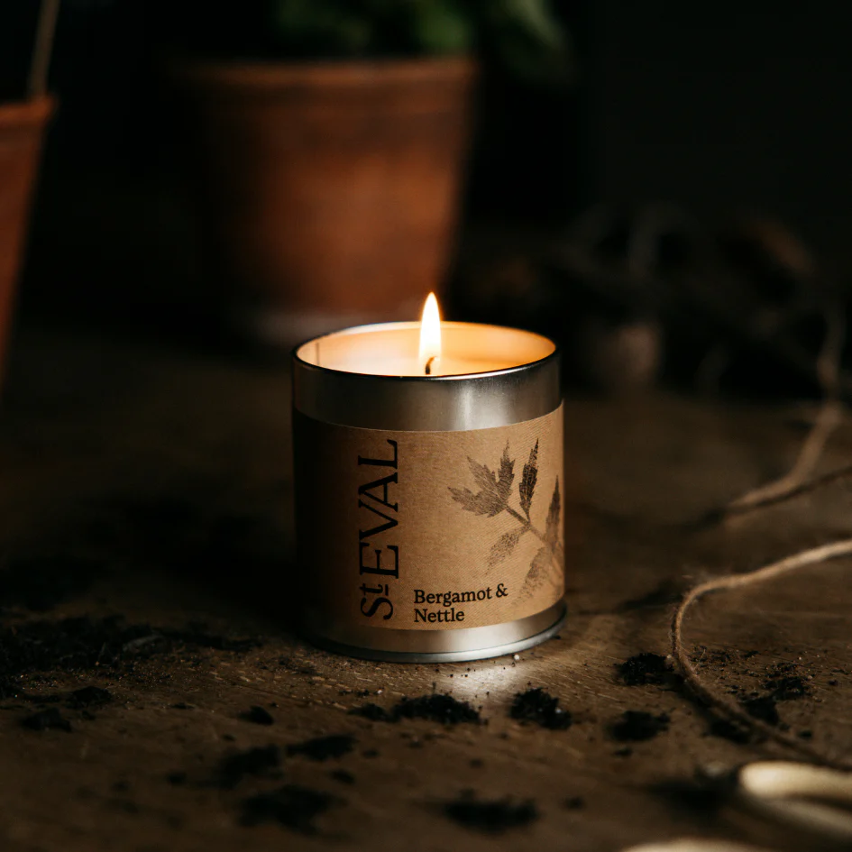 Bergamot & Nettle Scented Candle Tin - Image 3