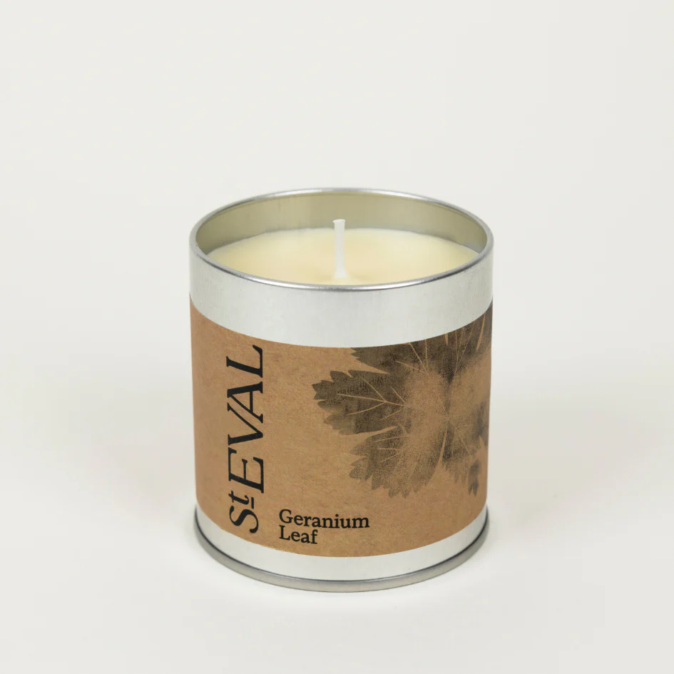 Geranium Leaf Scented Candle Tin - Image 2