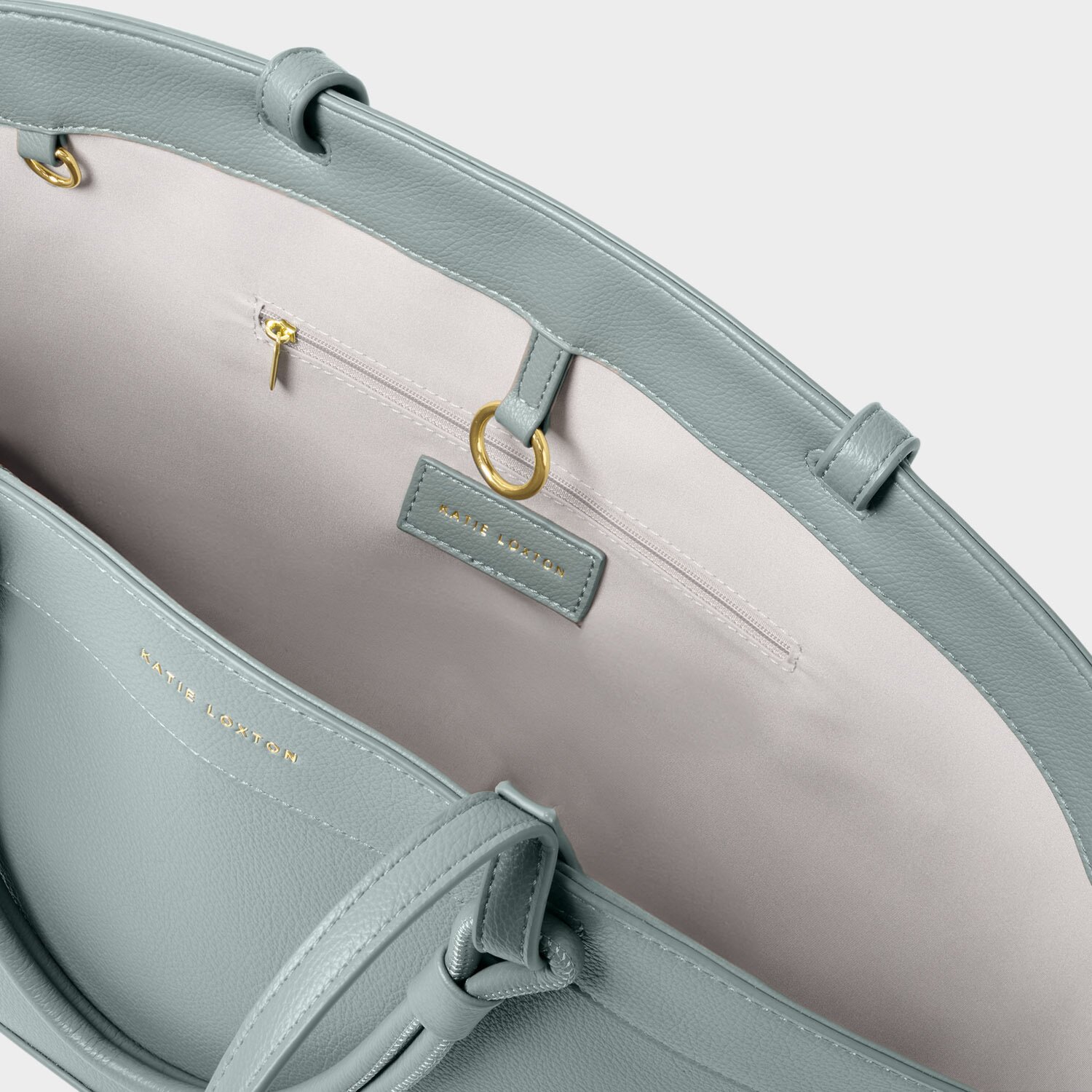 Asha Tote Bag | Duck Egg Blue - Image 3