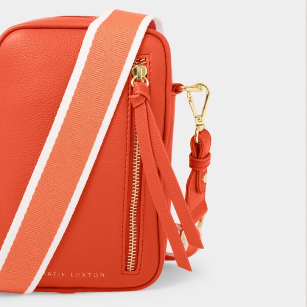 Hallie Small Crossbody Bag | Deep Orange