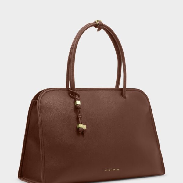 Hadley Shoulder Tote | Dark Chocolate