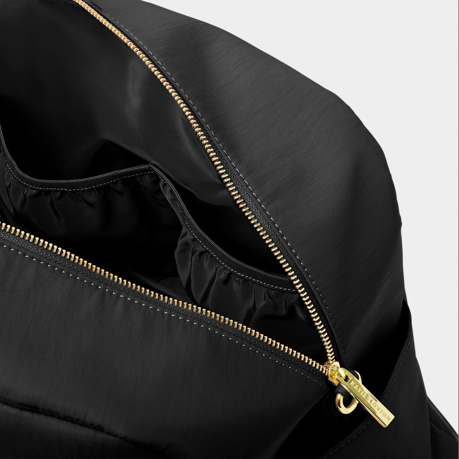 Nylon Luxe Everyday Holdall | Black - Image 2