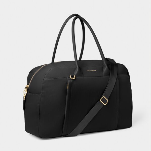 Nylon Luxe Everyday Holdall | Black
