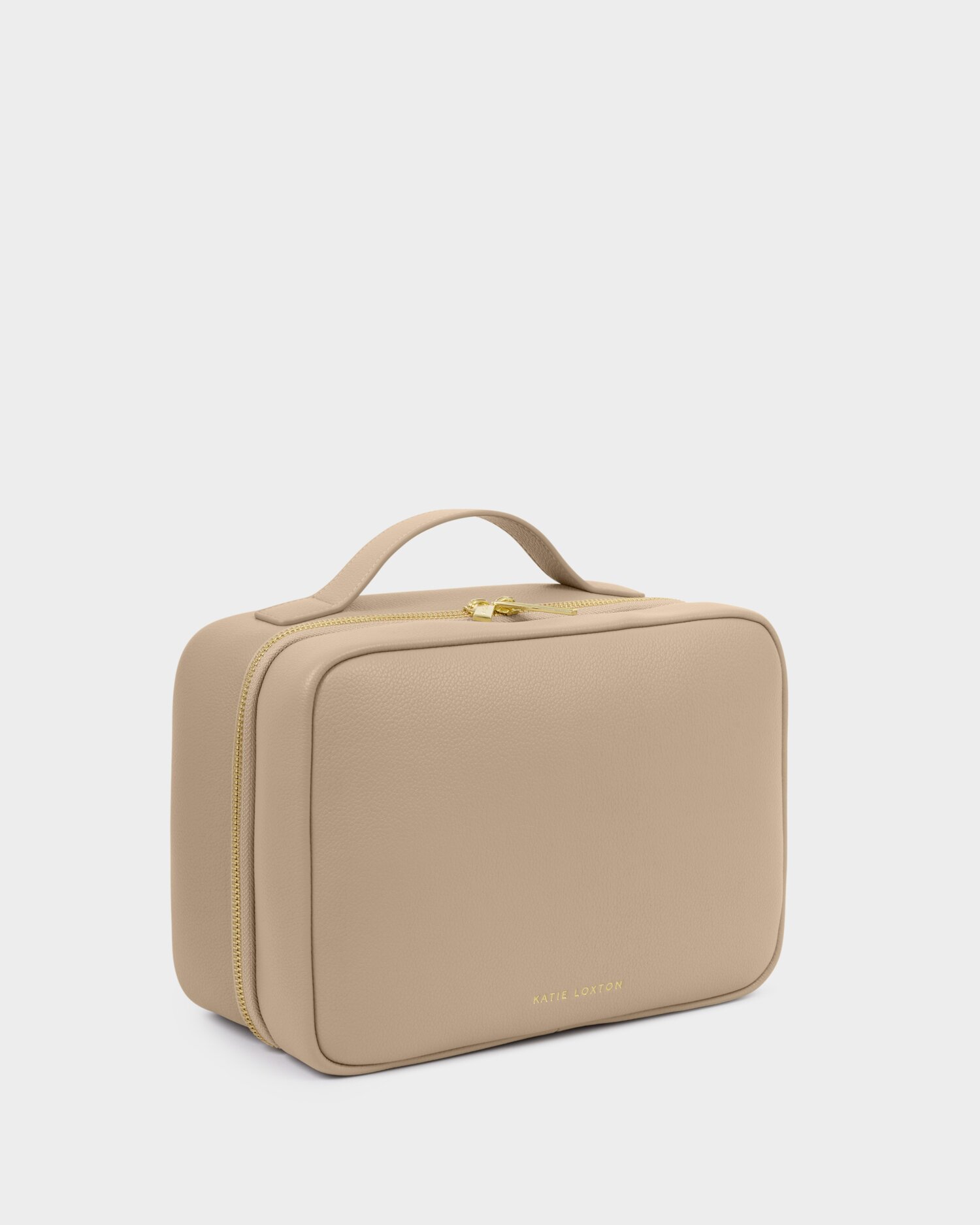 Hanging Make up & Wash Bag | Light Taupe - Image 2