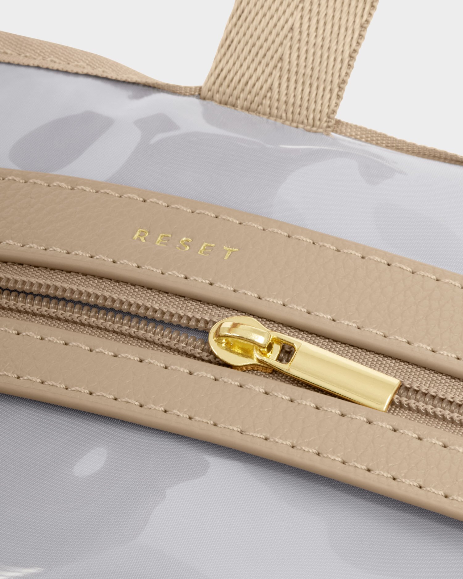 Hanging Make up & Wash Bag | Light Taupe - Image 7