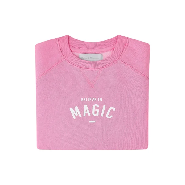 Hot Pink 'BELIEVE IN MAGIC' Sweatshirt