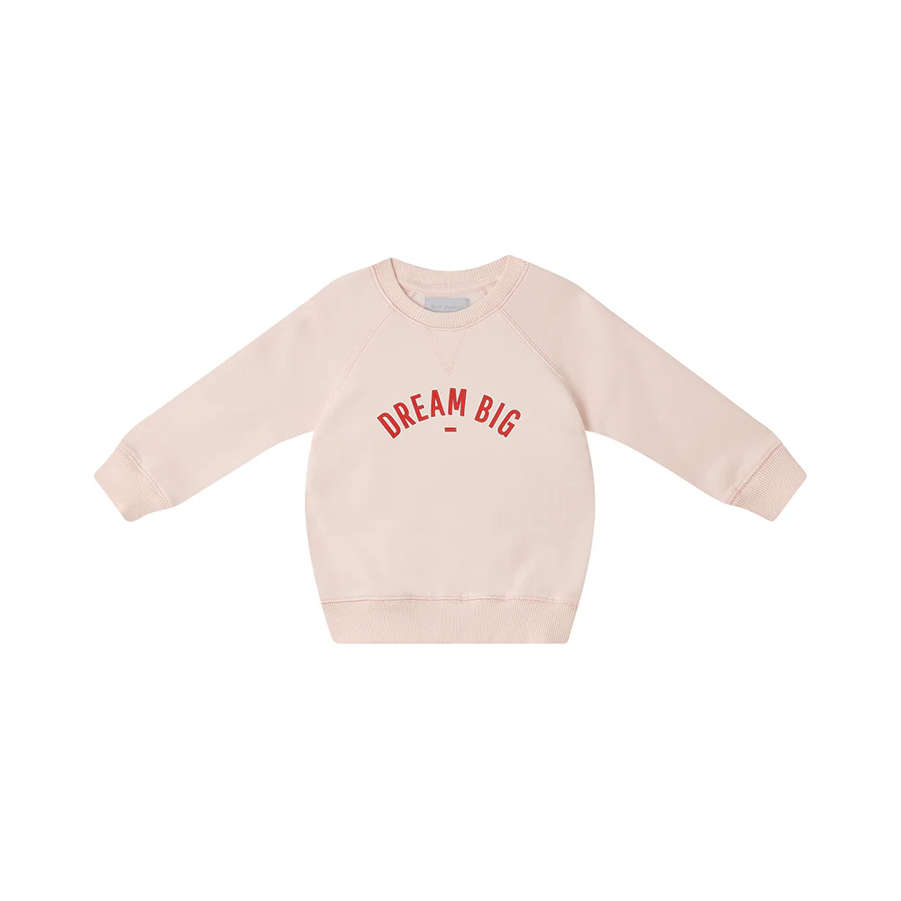 Powder Pink 'DREAM BIG' Sweatshirt - Image 2