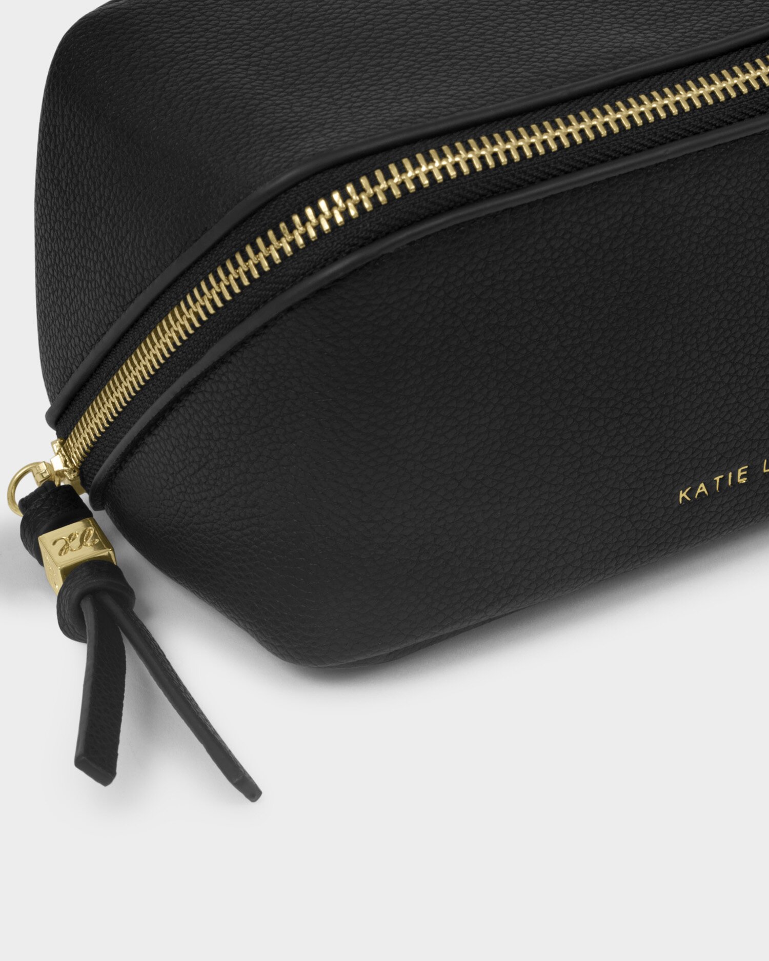 Fold Out Mirror Make up Bag | Black - Image 3