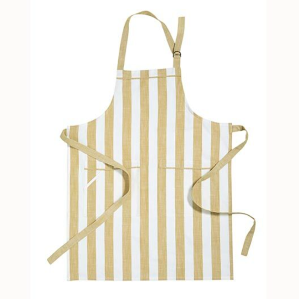 Honeydew Wide Stripe Apron