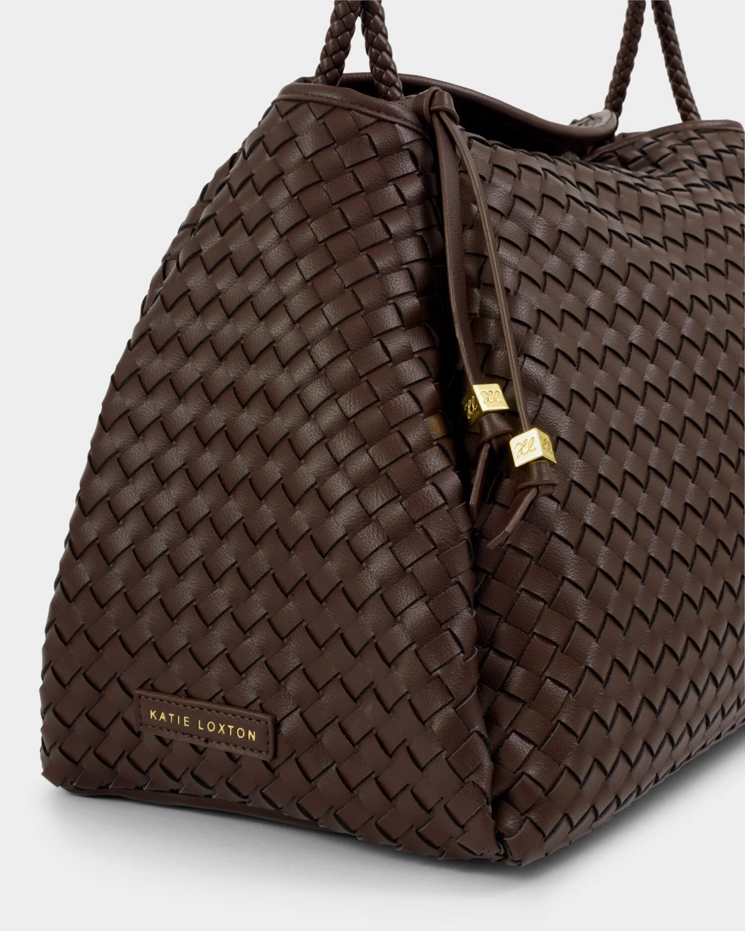 Nova Woven Large Shoulder Bag | Chocolate - Image 6