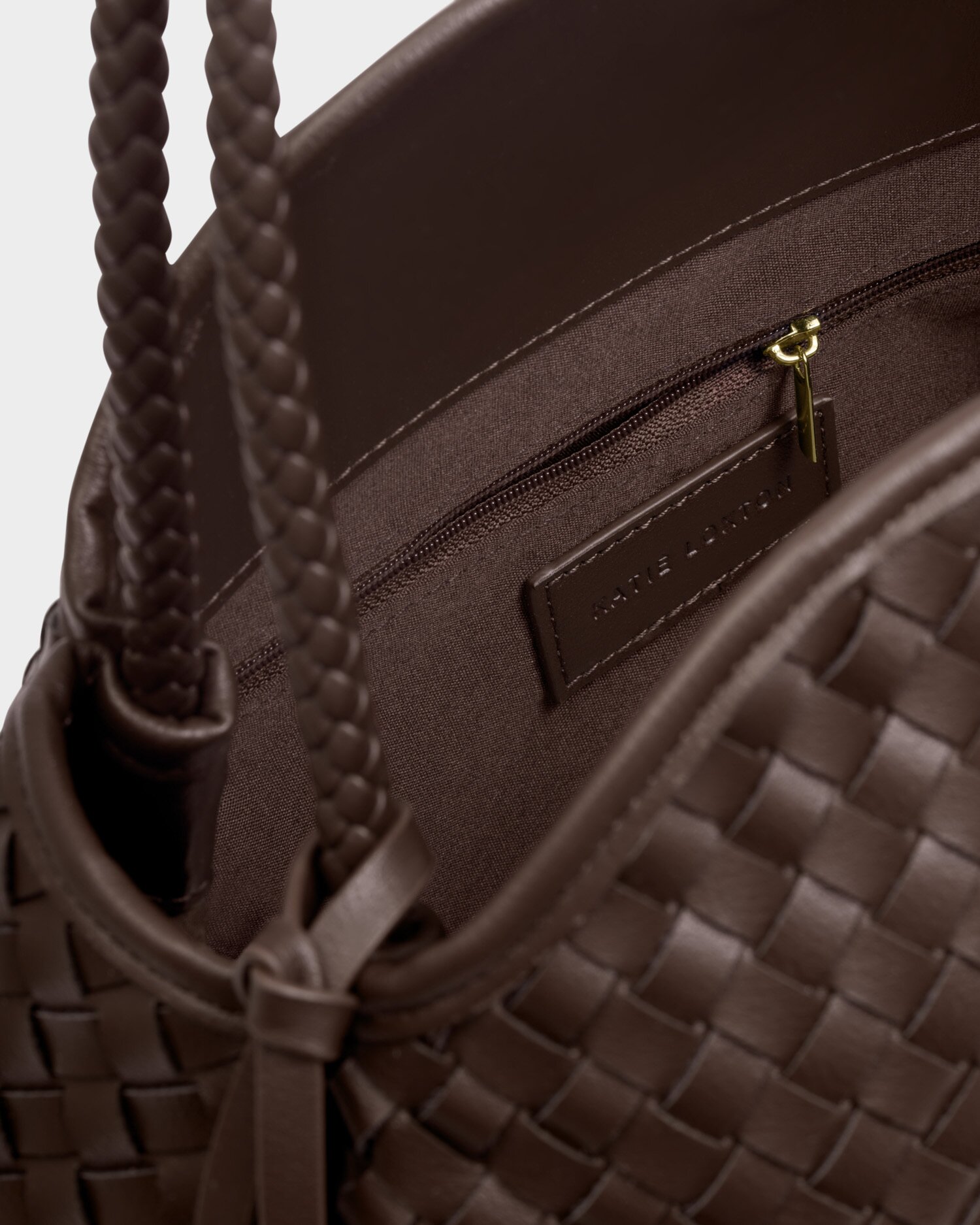Nova Woven Large Shoulder Bag | Chocolate - Image 7