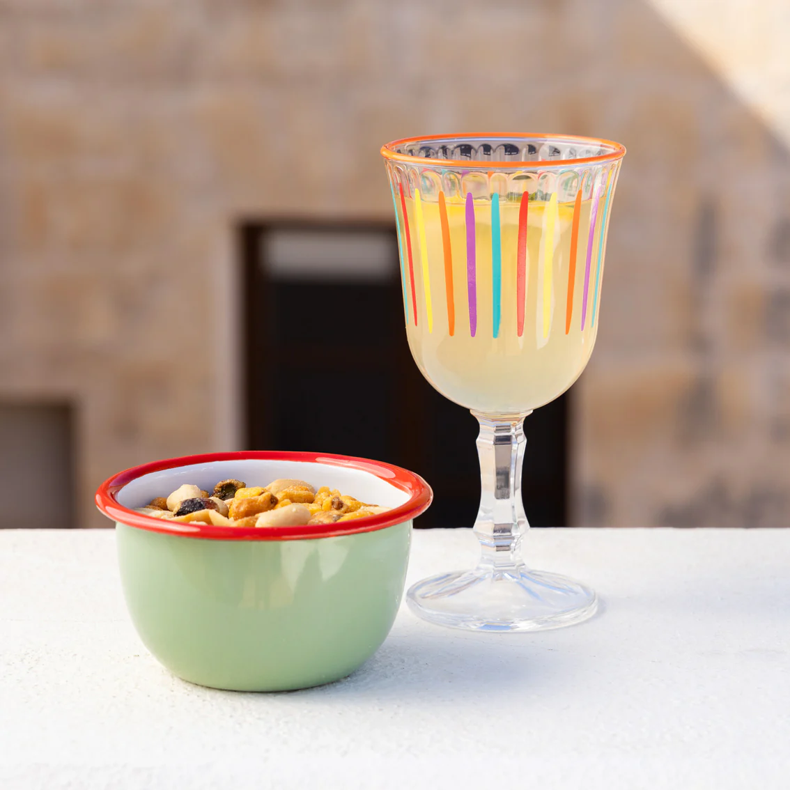 Olive Enamel Nibbles Bowl - Image 2