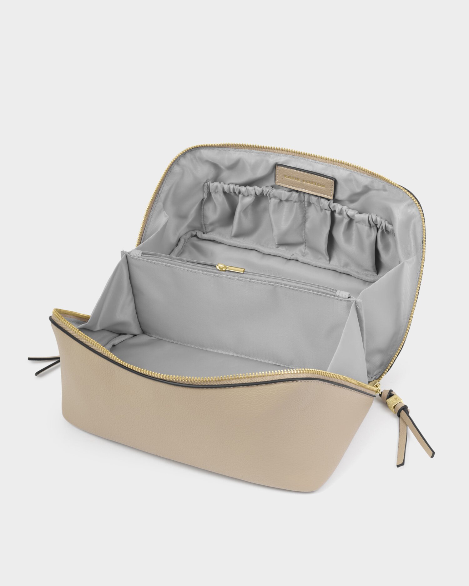 Soho Large Make up & Wash bag | Light Taupe - Image 2