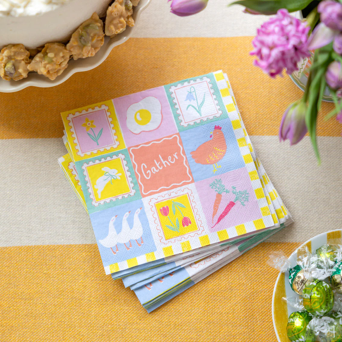 Spring Paper Napkins | 20 Pack - Image 3