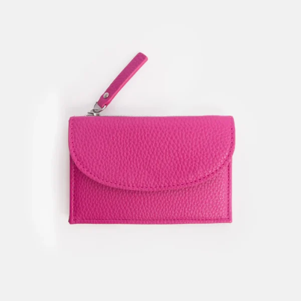 Card Holder Coin Purse | Bright Pink