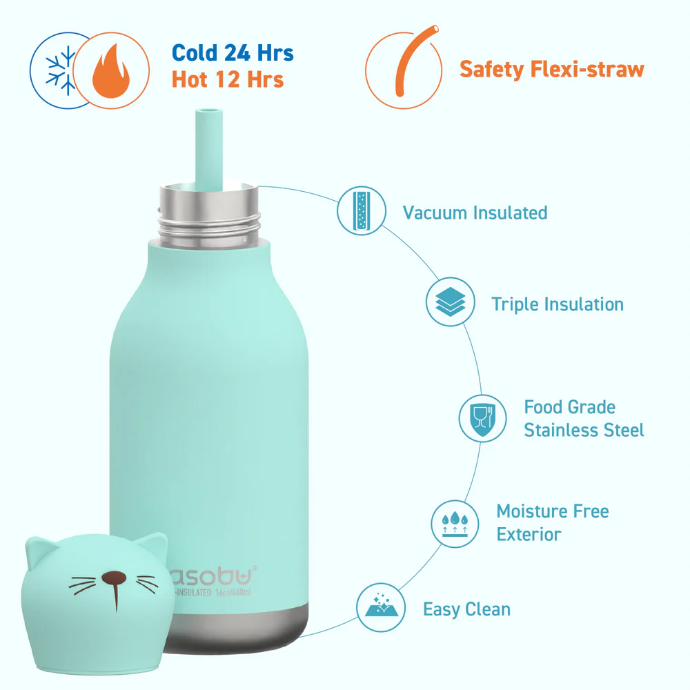 Kiki Cat 'Bestie' Water Bottle - Image 5