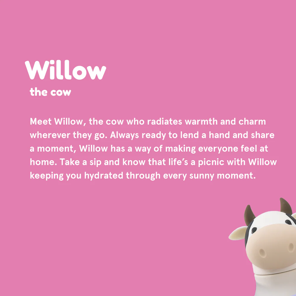 Willow Cow 'Bestie' Water Bottle - Image 2