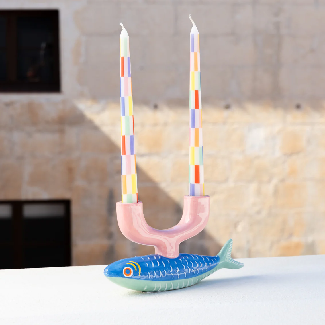 Fish Ceramic Candle Holder - Image 3