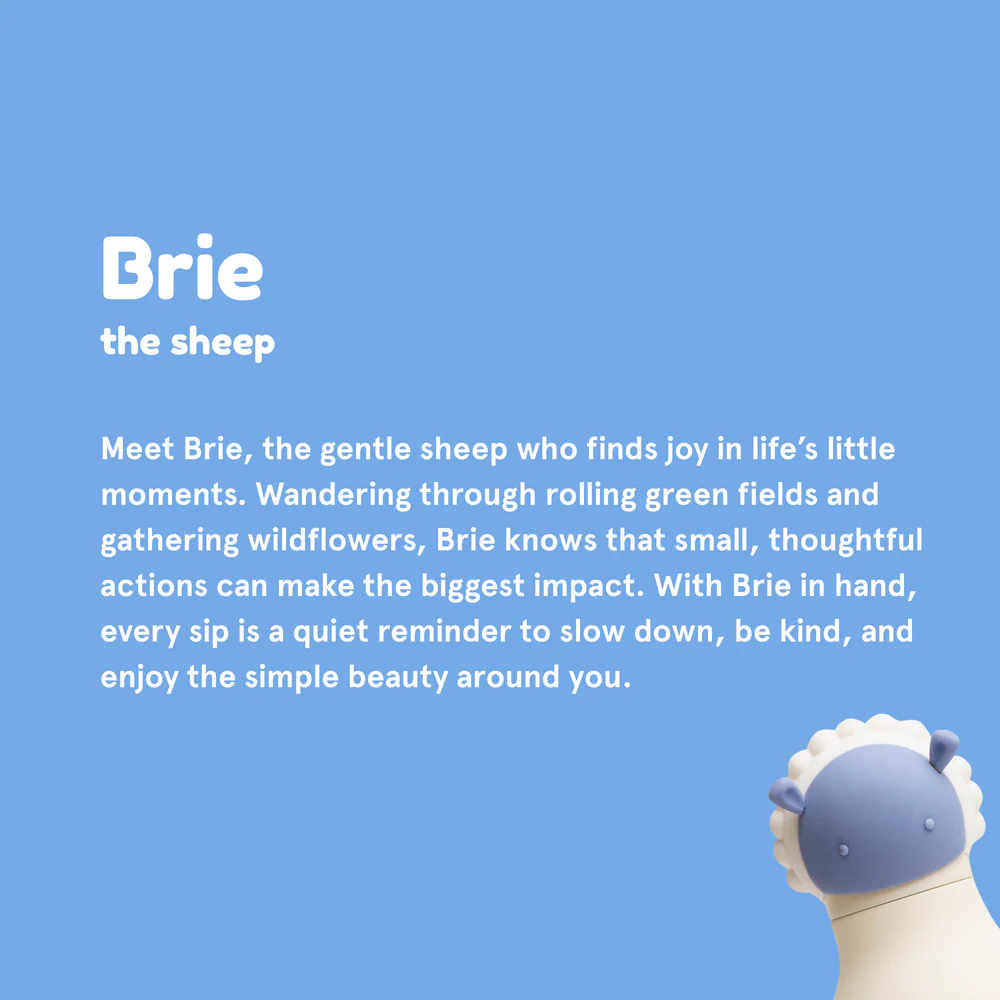 Brie Sheep 'Bestie' Water Bottle - Image 2
