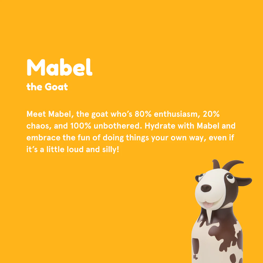 Mabel Goat 'Bestie' Water Bottle - Image 2