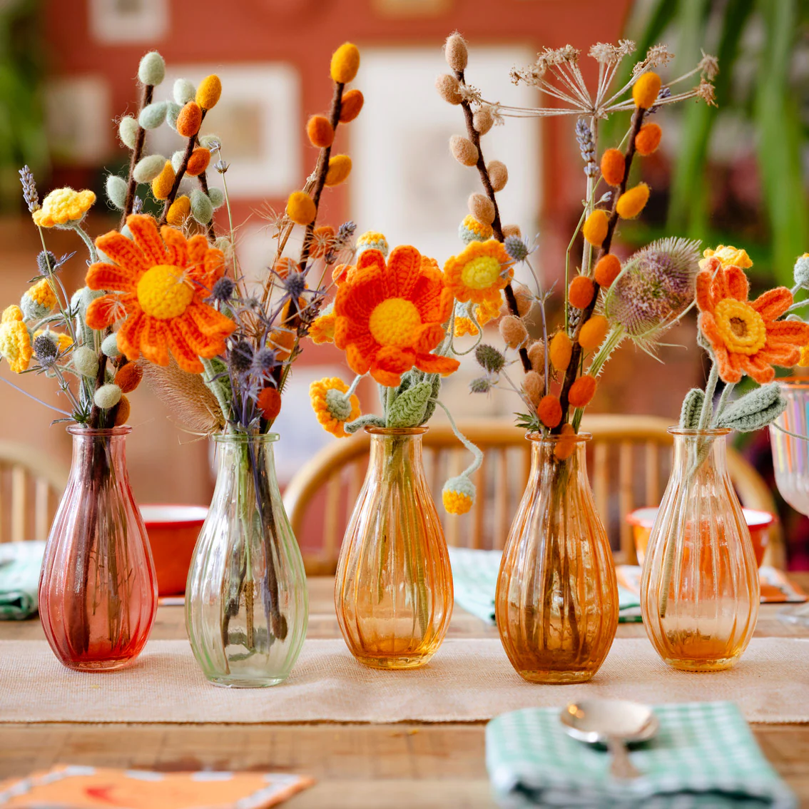 Autumn Felt Branches | 4 Stems - Image 3