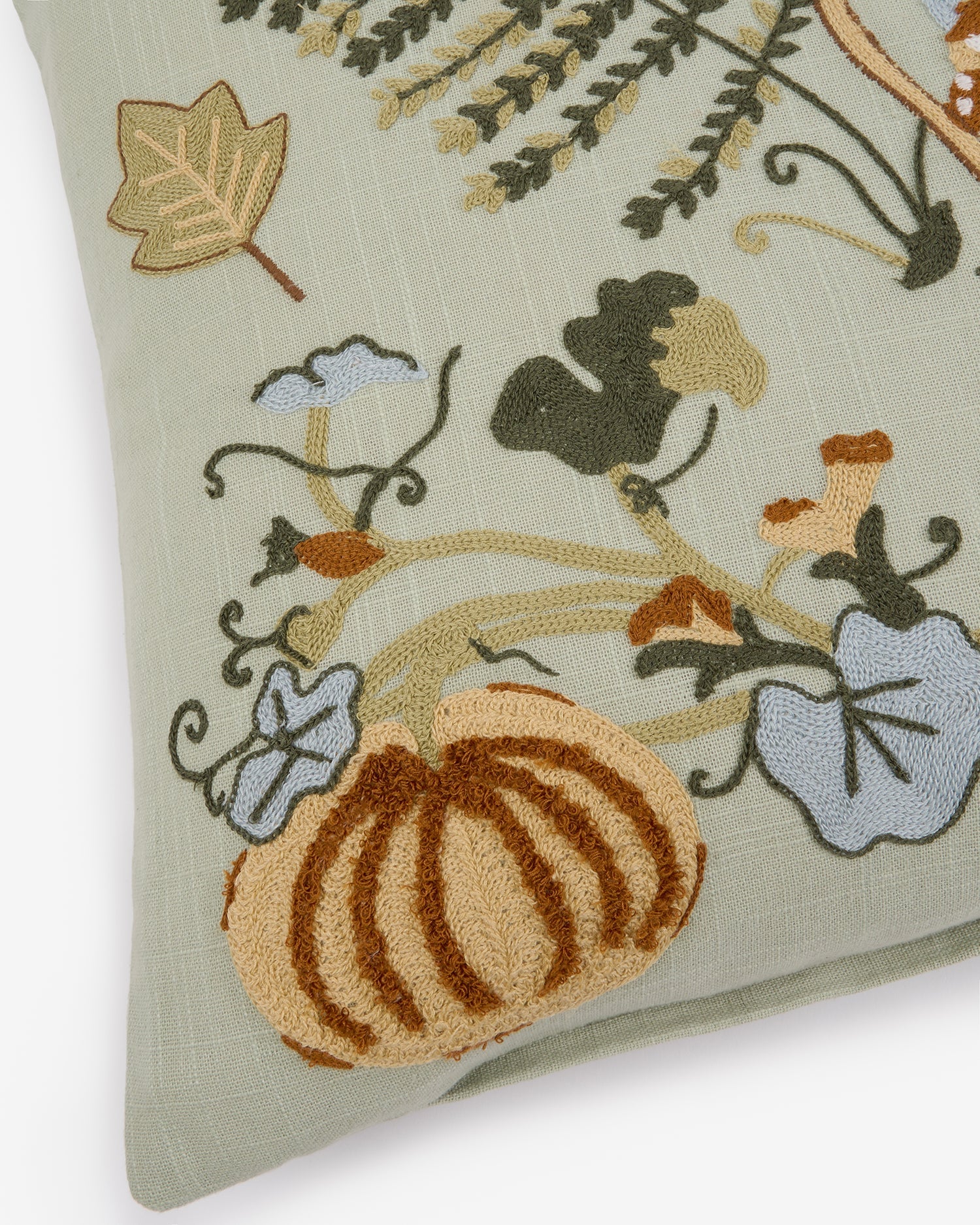 Embroidered Cushion | Autumn Forage - Image 2