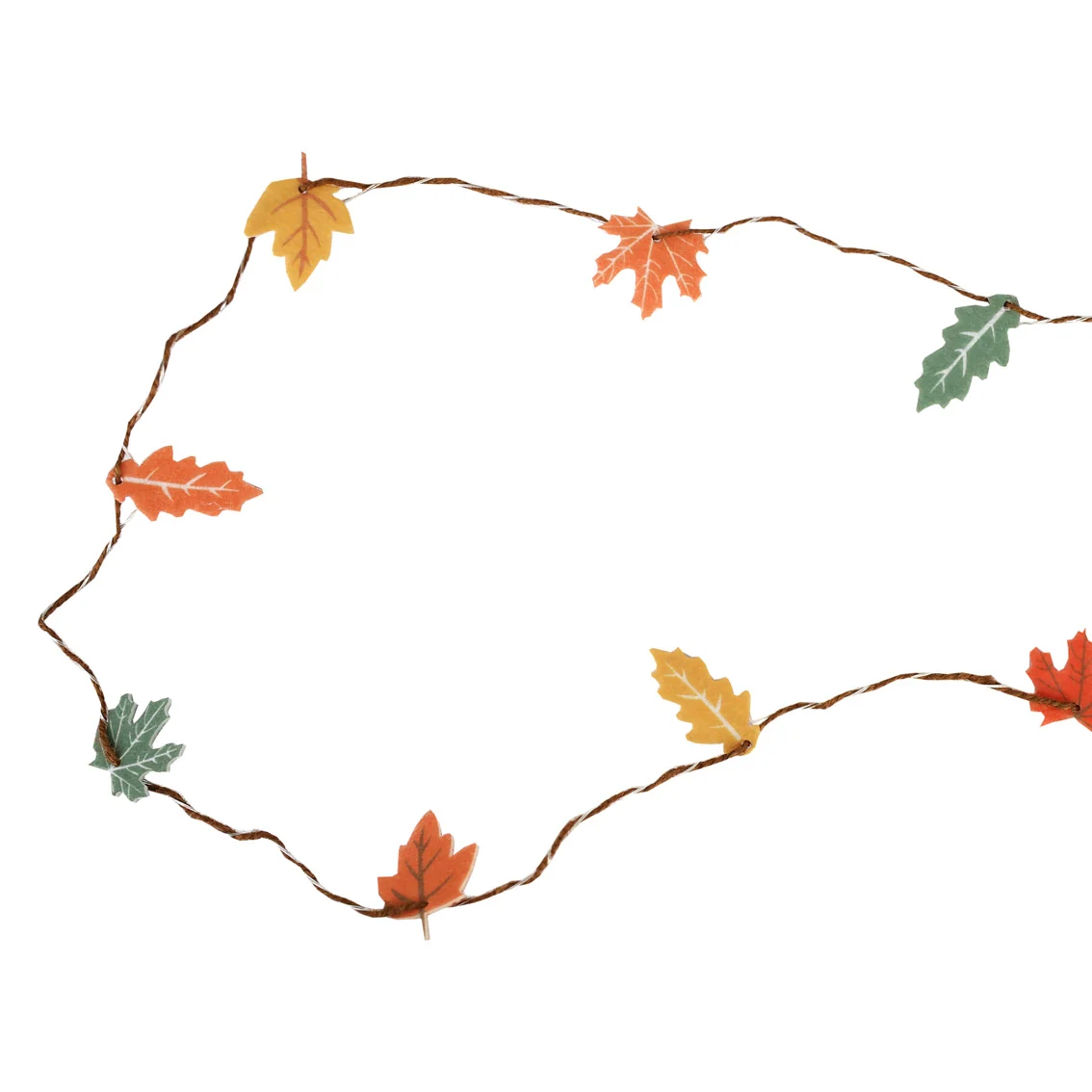 Autumn Felt Leaf String Lights | 2m - Image 3